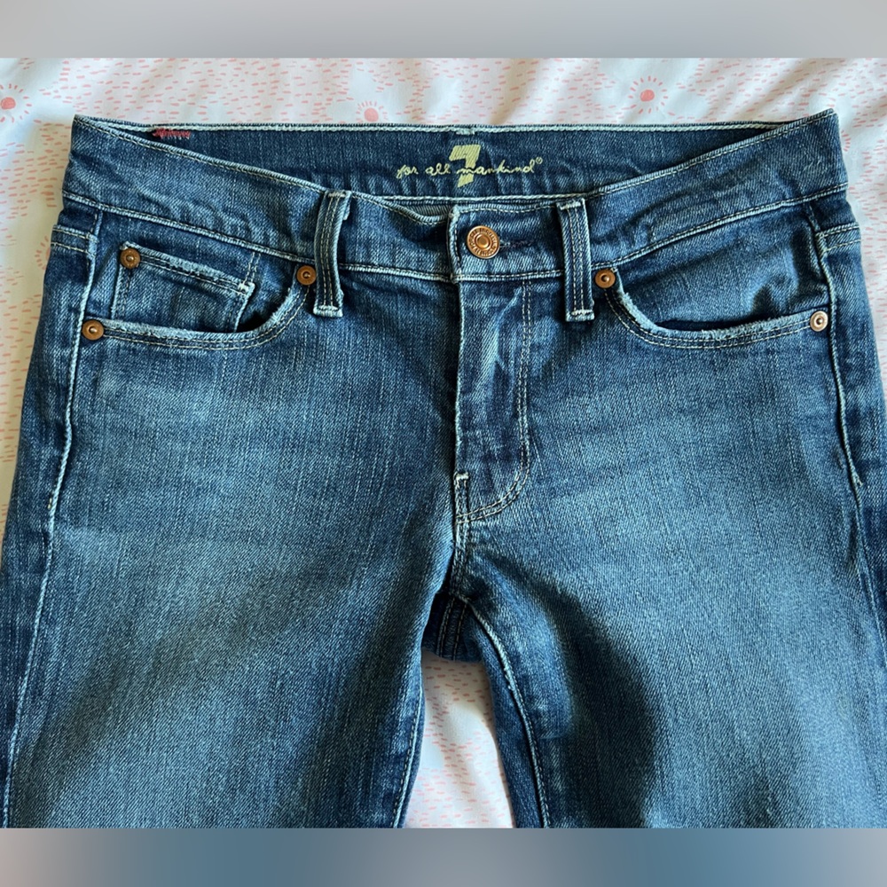 7 For All Mankind A-Pocket Straight Leg Women’s Jeans Size 27 - Picture 6 of 12